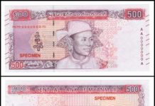 미얀마 지폐 다양한 지도자와 문화적 상징 도안 요구