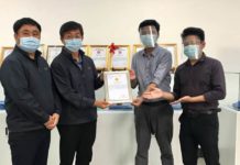 미얀마 한인봉제공장, 수술용 가운 현지 병원 기증