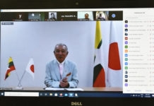 일본 특사, 미얀마 평화달성정책 유지 재확인