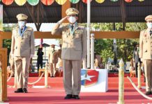 미얀마 국방부 총사령관, 모든 국민이 군사교육과 군복무를 해야 한다고 밝힘 민아웅흘라잉