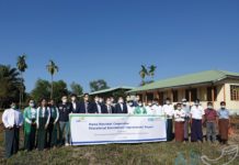 성탄절에 진행된 LH와 KMIC 미얀마 희망나눔사업