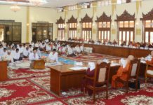 양곤지역 Sangha Nayaka 위원회, Mr. Wirathu 지지 스님 권고