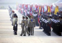 미얀마 국군의날 행사