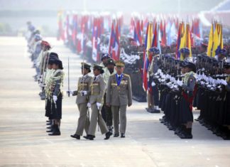 미얀마 국군의날 행사