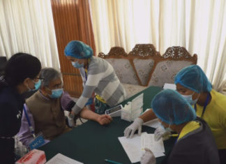 주미얀마 해외대사관 임직원 대상 코로나19 예방 접종 실시