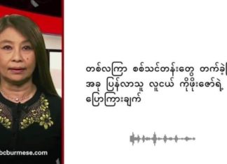 미얀마 국민방위군과의 인터뷰 논란