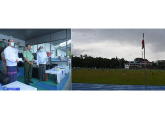 민아웅흘라잉 위원장 꺼인주 방문, 수력발전소 사업 강행? 민아웅흘라잉