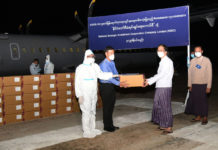 미얀마 정부, 코로나19 물품 기부, 산소관련 제품 계속 수입