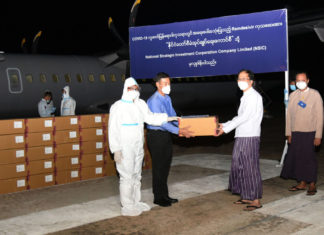 미얀마 정부, 코로나19 물품 기부, 산소관련 제품 계속 수입