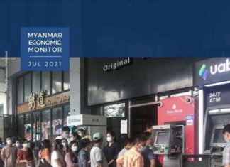 세계은행, 미얀마 경제동향 보고서 발표, 경제 성장률 18% 하락