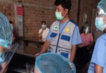 미얀마 노동자 대상 코로나19 예방접종 실시