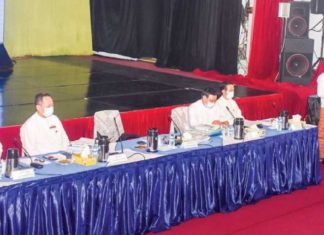 미얀마 국가관리위원회 기자회견 개최