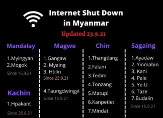 친주, 막웨지역 인터넷 차단
