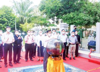 민아웅흘라잉 위원장, 미얀마 최초 지하도 개통식 및 양곤 고위관료 간담회 참석 민아웅흘라잉