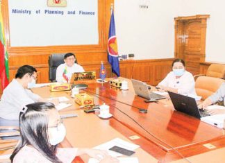 미얀마, ASEAN+3 재무부 및 중앙은행 부총재 회의 참석 아세안+3 중앙은행부총재 화상회의