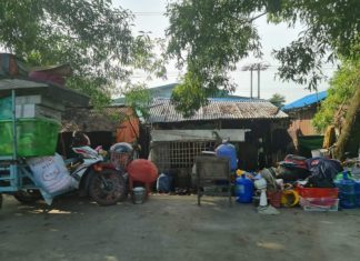 양곤 흘라잉따야 타운십 불법 거주민 철거 작업 시작 양곤 흘라잉따야 타운십 불법거주지역