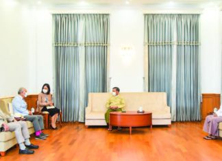 일본재단 국가관리위원회와 논의, 본격적인 일본의 지원이 시작되는가? 일본재단 미얀마 방문