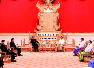 캄보디아 총리, 미얀마 방문 캄보디아 총리, 미얀마 방문