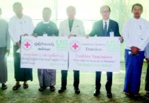 일본재단, 코박신 2백만회분 기부 일본재단 백신기부