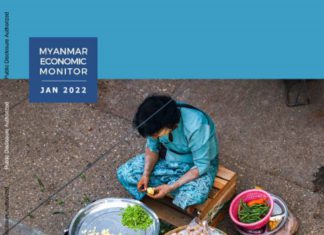 세계은행 미얀마 경제모니터 보고서 발표, 연간 1% 성장률 예상 2022년 미얀마 경제 모니터 보고서