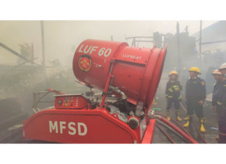 미얀마 소방청, 2022년 화재 현황 발표, 화재 증가 미얀마 소방청 화재 진압