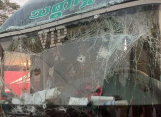 사가잉지역 고속버스 총격, 사망자 발생 미얀마 고속버스 총격