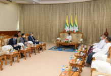 미얀마 선거관리위원회, 주미얀마 중국대사 접견 미얀마 선거관리위원회 중국대사 접견