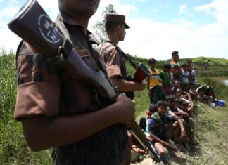 방글라데시-미얀마 국경횡단 도로 사업 연기 방글라데시 국경수비대