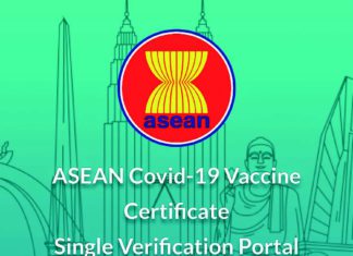 미얀마 영문 코로나19 예방접종확인서, 아세안 공식 인정 미얀마 코로나19 예방접종 확인서로 아세안 인정
