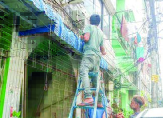 양곤전력공사 불법 광케이블 철거 및 스마트 계량기 설치 양곤 스마트 계량기 설치