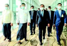 아세안 미얀마 특사 및 태국 국방부 대표단 미얀마 방문, 대조적인 모습 아세안 미얀마 특사, 미얀마 방문