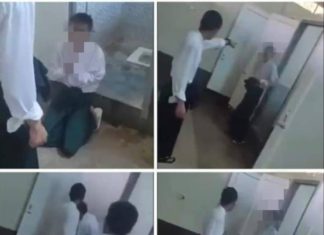 미얀마 고등학교 재개이후 학교 폭력 우려 미얀마 학교 화장실 폭력