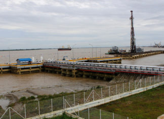 미얀마 에너지부 장관, Thilawa 항구 석유 품질·유통 실태 직접 점검 띨라와 유류 터미널