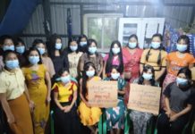 양곤 쉐삐따 공단 봉제공장 노동자, 임금인상 요구 미얀마 노동자 최저임금인상 요구