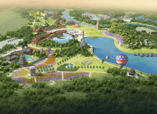 네피도 개발위원회, 네피도 분수공원 개선 사업 시행 네피도 분수공원 조감도