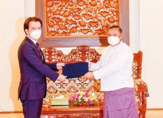 국제이주기구 신임 대표 미얀마 부임, 봉제산업을 통한 국내 이주민 개선 방안 모색 국제이주기구 미얀마 대표 Dragan Aleksoski