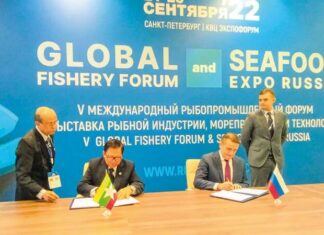 미얀마-러시아 수산 분야 협력 서명 미얀마-러시아 수산업 협력 체결