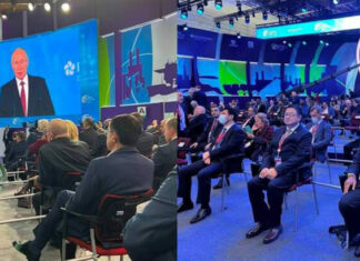 국가관리위원회, 러시아 에너지 지원 논의 러시아 에너지포럼 참석한 미얀마 대표단