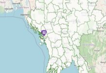 라카인주 신규 수력발전 가동 예정 라카인주 신규 수력발전소 위치