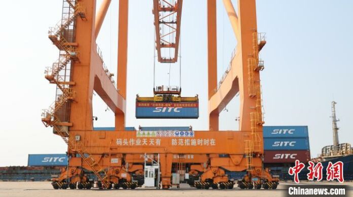RCEP 신규항로 출발지인 중국 베이부만항