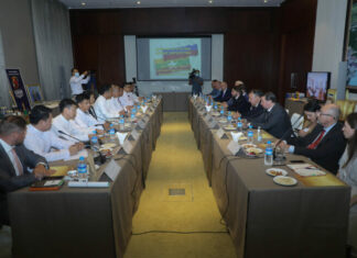 러시아 투자 대표단 미얀마 방문 러시아 Roscongress Foundation 산하 이사 MR. Alexander Sergeevich Shatirov가 이끄는 투자 대표단