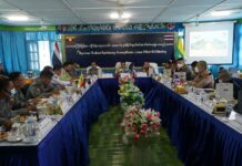 제1차 미얀마-태국 국경연락사무소회의, 저항세력 단속 논의 제1차 미얀마-태국(Kawthaung-Ranong) 국경연락사무소회의