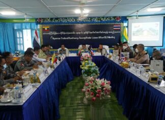 제1차 미얀마-태국 국경연락사무소회의, 저항세력 단속 논의 제1차 미얀마-태국(Kawthaung-Ranong) 국경연락사무소회의