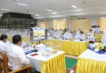 미얀마 노동부, 반기 회의 개최 미얀마 노동부 반기 회의