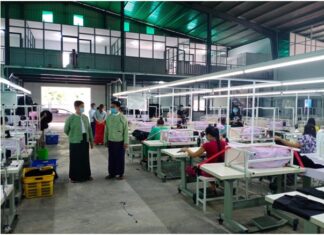에야와디지역, Myanmar All Rich 봉제공장 휴업 Myanmar All Rich