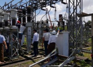 Yadana 천연가스 파이프라인 긴급 수리, 양곤 일부 지역 정전