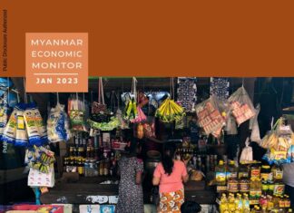 세계은행 미얀마 경제 성장률 3% 예상 2023년 1월 세계은행 미얀마 경제 보고서