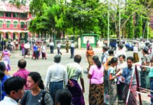 미얀마 대학수능평가 실시, 16만명 응시 2023년 미얀마 대학수능평가