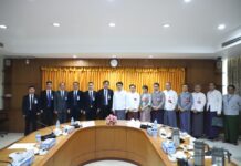 미얀마 상공회의소, 미얀마-중국 대표단 논의 미얀마 상공회의소, 중국 대표단 접견