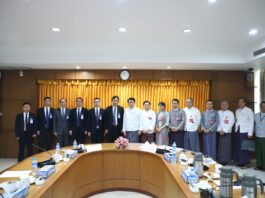 미얀마 상공회의소, 중국 대표단 접견
